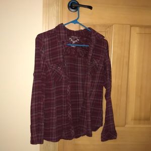 Pink Burgundy Sonoma Flannel